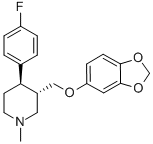 甲基帕罗西汀结构式_110429-36-2结构式
