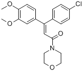 烯酰吗啉结构式_110488-70-5结构式