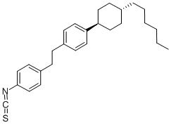1-(4-反式-己基环己基)-4-[2-(4-异硫代氰酰基苯基)乙基]苯结构式_110499-95-1结构式