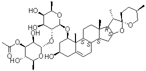 麦冬皂苷A结构式_11054-24-3结构式