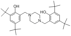 1,4-双(2-羟基-3,5-二-叔-丁基苯基)哌嗪结构式_110546-20-8结构式