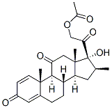 16-甲基泼尼松醋酸酯结构式_1106-03-2结构式