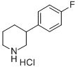3-(4-氟苯基)哌啶盐酸盐结构式_1106940-94-6结构式
