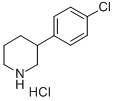 3-(4-氯苯基)哌啶盐酸盐结构式_1106941-01-8结构式