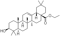 齐墩果酸乙酯结构式_110700-49-7结构式