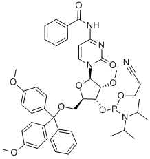 2-OME-BZ-C 亚磷酰胺单体结构式_110764-78-8结构式