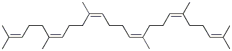 反式角鲨烯结构式_111-02-4结构式