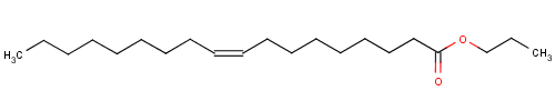 9-Octadecenoic acid (z)-, propyl ester Structure,111-59-1Structure