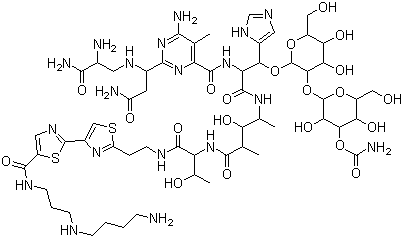 平阳霉素结构式_11116-32-8结构式