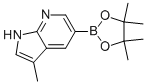 3-甲基-1H-吡咯并[2,3-b]吡啶-5-硼酸频那醇酯结构式_1111637-95-6结构式