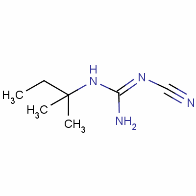 1-Cyano-2-(2-methylbutan-2-yl)guanidine Structure,1113-10-6Structure