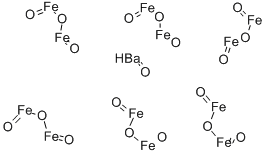 铁酸盐钡结构式_11138-11-7结构式