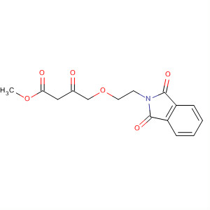 4-[2-(邻苯二甲酰亚氨基)-乙氧基]乙酰乙酸甲酯结构式_111429-90-4结构式