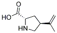 反式-(9ci)-4-(1-甲基乙烯)-L-脯氨酸结构式_111466-57-0结构式