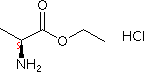 L-丙氨酸乙酯盐酸盐结构式_1115-59-9结构式