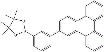4,4,5,5-四甲基-2-(3-(三亚苯基-2-基)苯基)-1,3,2-二噁硼烷结构式_1115639-92-3结构式