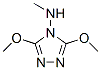 3,5-Bis(methoxymethyl)-1,2,4-triazol-4-ylamine Structure,111853-51-1Structure