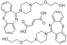 富马酸喹硫平结构式_111974-72-2结构式