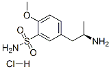 (R)-(-)-5-(2-氨基丙基)-2-甲氧基苯磺胺盐酸盐结构式_112101-77-6结构式