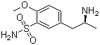 R-(-)-5-(2-氨基丙基)-2-甲氧基苯磺酰胺结构式_112101-81-2结构式