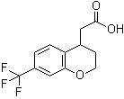 3,4-Dihydro-7-(trifluoromethyl)-2H-1-Benzopyran-4-acetic acid Structure,1121583-64-9Structure