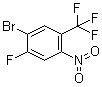 Benzene, 1-bromo-2-fluoro-4-nitro-5-(trifluoromethyl)- Structure,1121586-27-3Structure