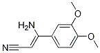 (Z)-3-氨基-3-(3,4-二甲氧基苯基)丙烯腈结构式_112238-16-1结构式