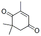 2,6,6-三甲基-2-环己烯-1,4-二酮结构式_1125-21-9结构式