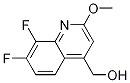 7,8-二氟-2-甲氧基-4-喹啉甲醇结构式_1125702-54-6结构式