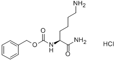 N<sup>2</sup>-[(苄氧基)羰基]-L-赖氨酰胺盐酸盐(1:1)结构式_112785-42-9结构式