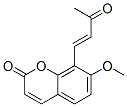 7-甲氧基-8-[(1E)-3-氧代-1-丁烯基]-2H-1-苯并吡喃-2-酮结构式_112789-90-9结构式
