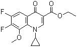 1-环丙基-6,7-二氟-1,4-二氢-8-甲氧基-4-氧代-3-喹啉羧酸乙酯结构式_112811-71-9结构式