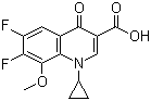 1-环丙基-6,7-二氟-1,4-二氢-8-甲氧基-4-氧代-3-喹啉羧酸结构式_112811-72-0结构式