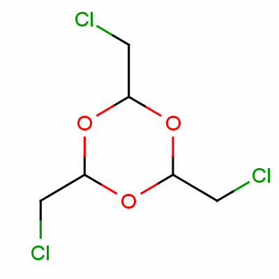 2,4,6-三(氯甲基)-1,3,5-三噁烷结构式_1129-52-8结构式
