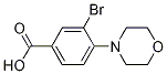 3-溴-4-(4-吗啉)苯甲酸结构式_1131594-24-5结构式