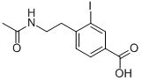 4-(2-乙酰氨基乙基)-3-碘苯甲酸结构式_1131622-45-1结构式