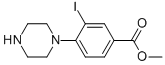 甲基 3-碘-4-(哌嗪-1-基)苯甲酸结构式_1131622-47-3结构式