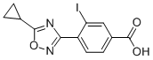 4-(5-环丙基-1,2,4-噁二唑-3-基)-3-碘苯甲酸结构式_1131622-48-4结构式
