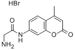 甘氨酸-7-氨基-4-甲基香豆素氢溴酸盐结构式_113728-13-5结构式
