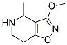 3-甲氧基-4-甲基-4,5,6,7-四氢异噁唑并[4,5-c]吡啶结构式_113932-54-0结构式