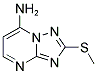 2-(Methylthio)[1,2,4]triazolo[1,5-a]Pyrimidin-7-amine Structure,113967-74-1Structure