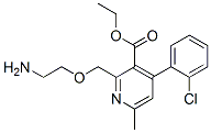 2-[(2-氨基乙氧基)甲基]-4-(2-氯苯基)-6-甲基-3-吡啶甲酸乙酯结构式_113994-36-8结构式
