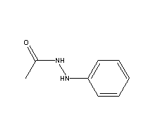 1-乙酰基-2-苯基肼结构式_114-83-0结构式