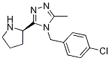 4-(4-氯苄基)-3-甲基-5-((R)-吡咯烷-2-基)-4H-1,2,4-噻唑结构式_1140495-90-4结构式