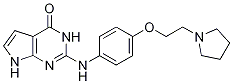 2-[4-(2-吡咯烷-1-基-乙氧基)-苯基氨基]-7H-吡咯并[2,3-d]嘧啶-4-醇结构式_1142945-82-1结构式
