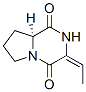 [S-(E)]-(9CI)-3-亚乙基六氢吡咯并[1,2-a]吡嗪-1,4-二酮结构式_114604-88-5结构式