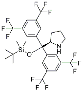 (R)-2-(双(3,5-双(三氟甲基)苯基)((叔丁基二甲基甲硅烷基)氧基)甲基)吡咯烷结构式_1146629-74-4结构式