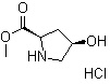 (4R)-4-羟基-D-脯氨酸甲酯盐酸盐结构式_114676-59-4结构式