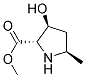 (2alpha,3beta,5beta)-(9ci)-3-羟基-5-甲基-L-脯氨酸甲酯结构式_114718-40-0结构式