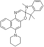 1,3,3-三甲基-6-哌啶螺【吲哚啉－2,3－3H－萘并[2,1-b][1,4]】噁嗪结构式_114747-45-4结构式